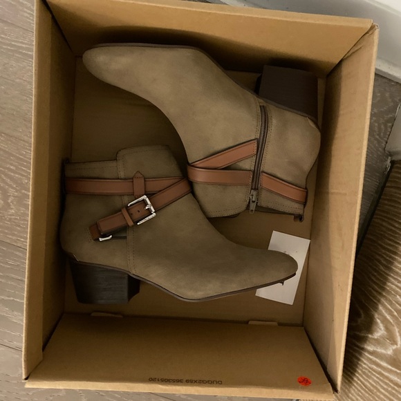 Coach ankle boots, green army size 10 - Picture 4 of 5